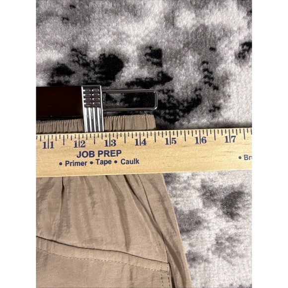 Madewell Straight Cargo Softdrape Pants Womens Small Brown Pull‎ On Drawstring - Picture 7 of 16